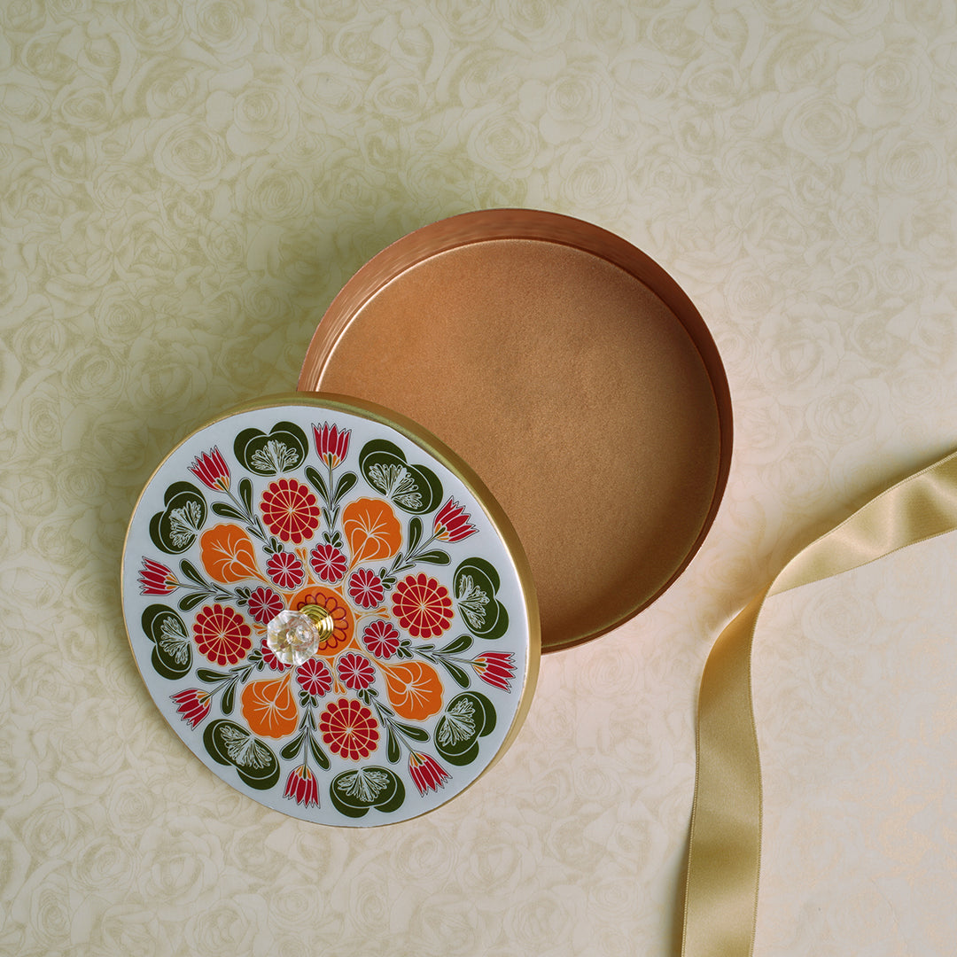 Brass box with customable print- 6”