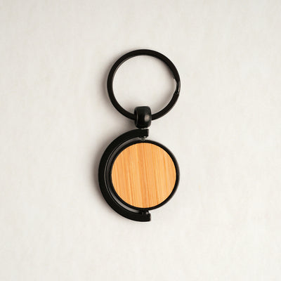 Aege bamboo spin Keychain