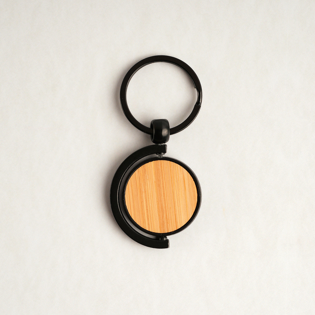 Aege bamboo spin Keychain