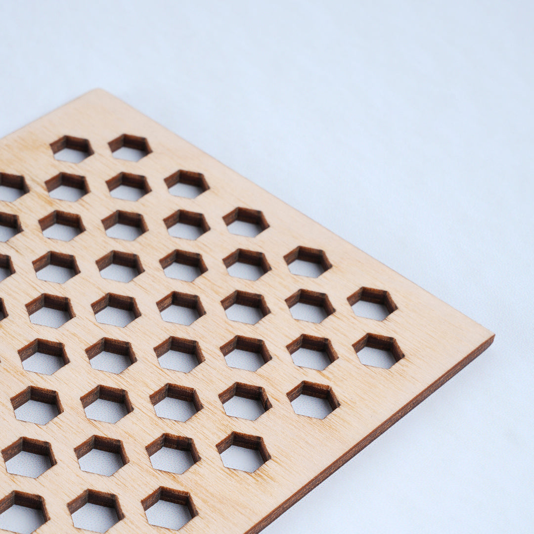 Honeycomb Wooden Coaster