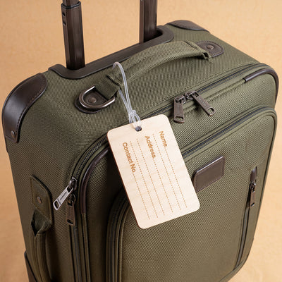Lona Wooden Luggage Tag