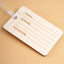 Lona Wooden Luggage Tag