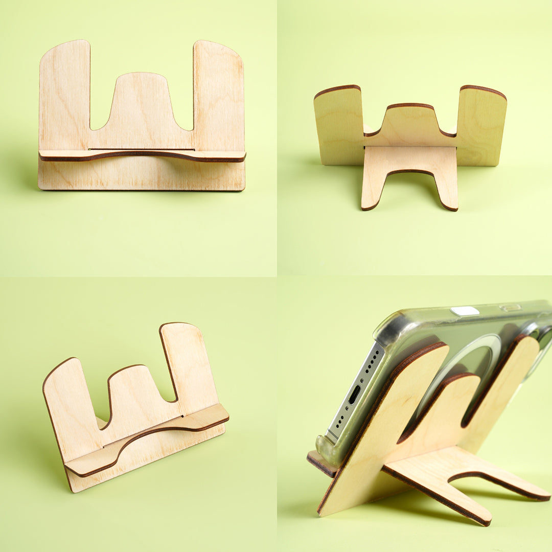 Wooden Phone Stand