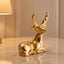 Brass Statue Noble Deer