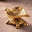 Brass Diya Turtle Elegance