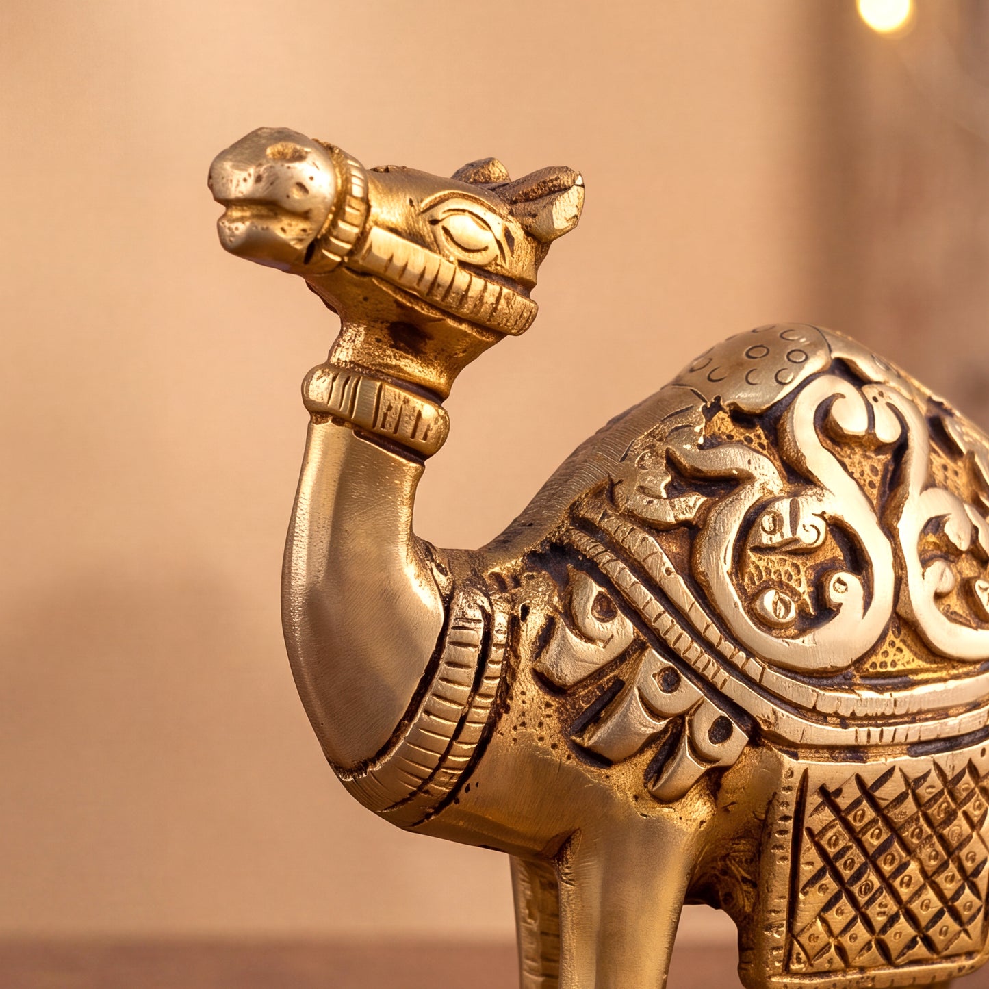 Brass Statue Royal Camel