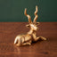 Brass Statue Resting Deer