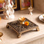 Brass Chowki Floral Engraved
