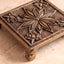 Brass Chowki Floral Engraved