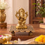 Brass Chowki Lotus Elegance