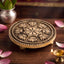 Brass Round Chowki Lotus