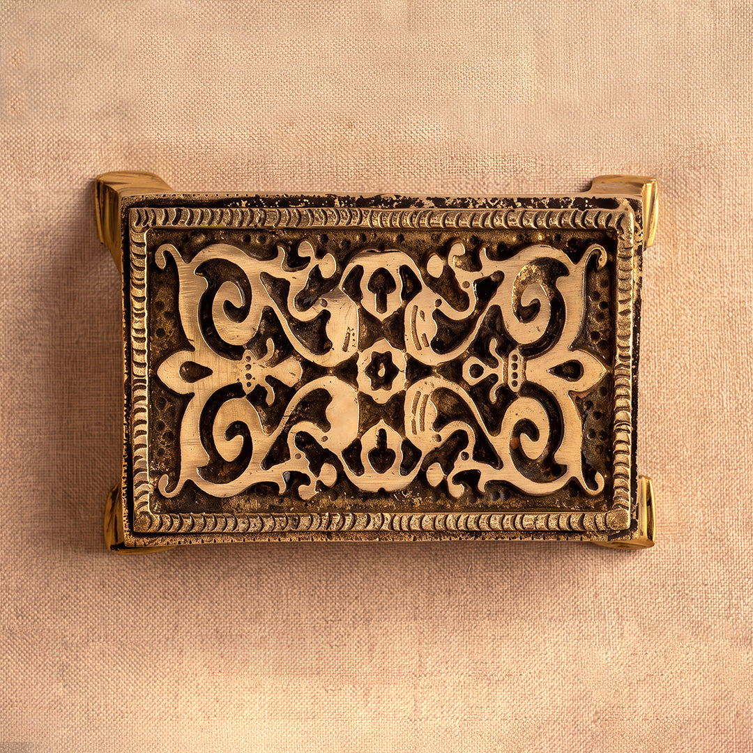 Brass Chowki Ornate Regal