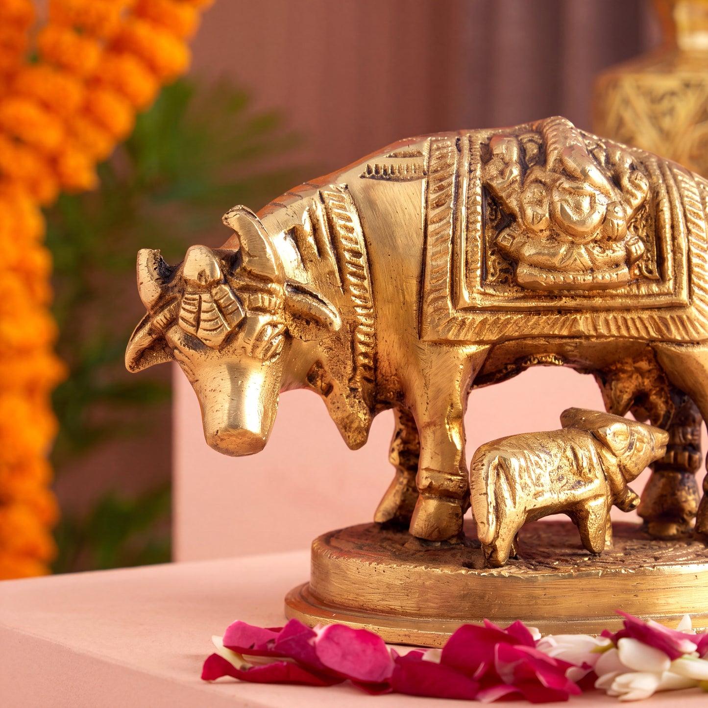 Brass Idol Kamadhenu statue