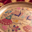 Brass Tray Peacock Motif