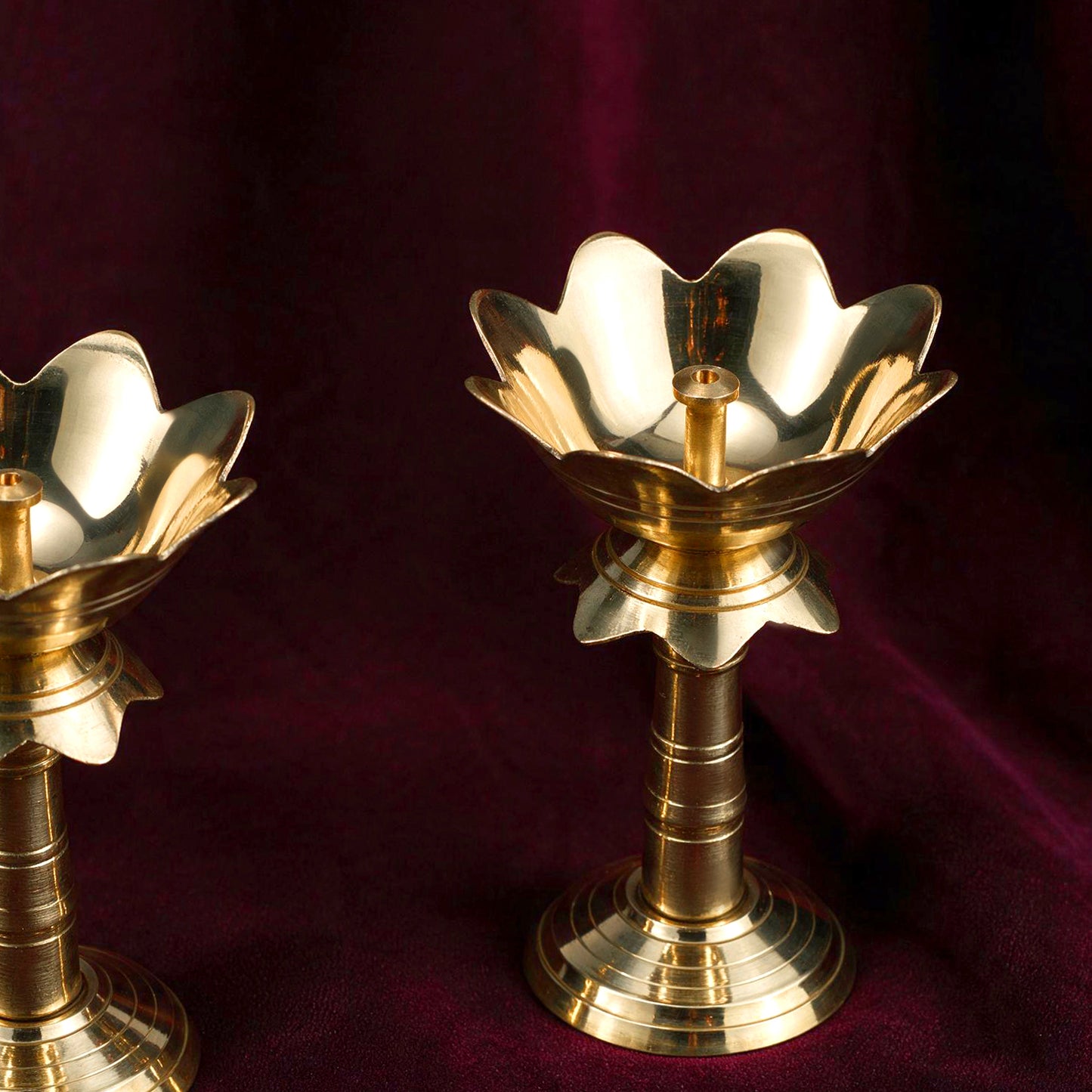 Brass Diyas Lotus Bloom