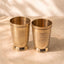Brass Glass Timeless Pair