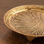 Brass Thali Peacock Engraved
