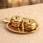 Brass Kumkum Box Tray Set