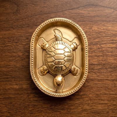 Brass Decor Auspicious Tortoise
