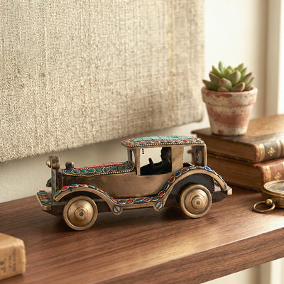 Brass Decor Vintage Car