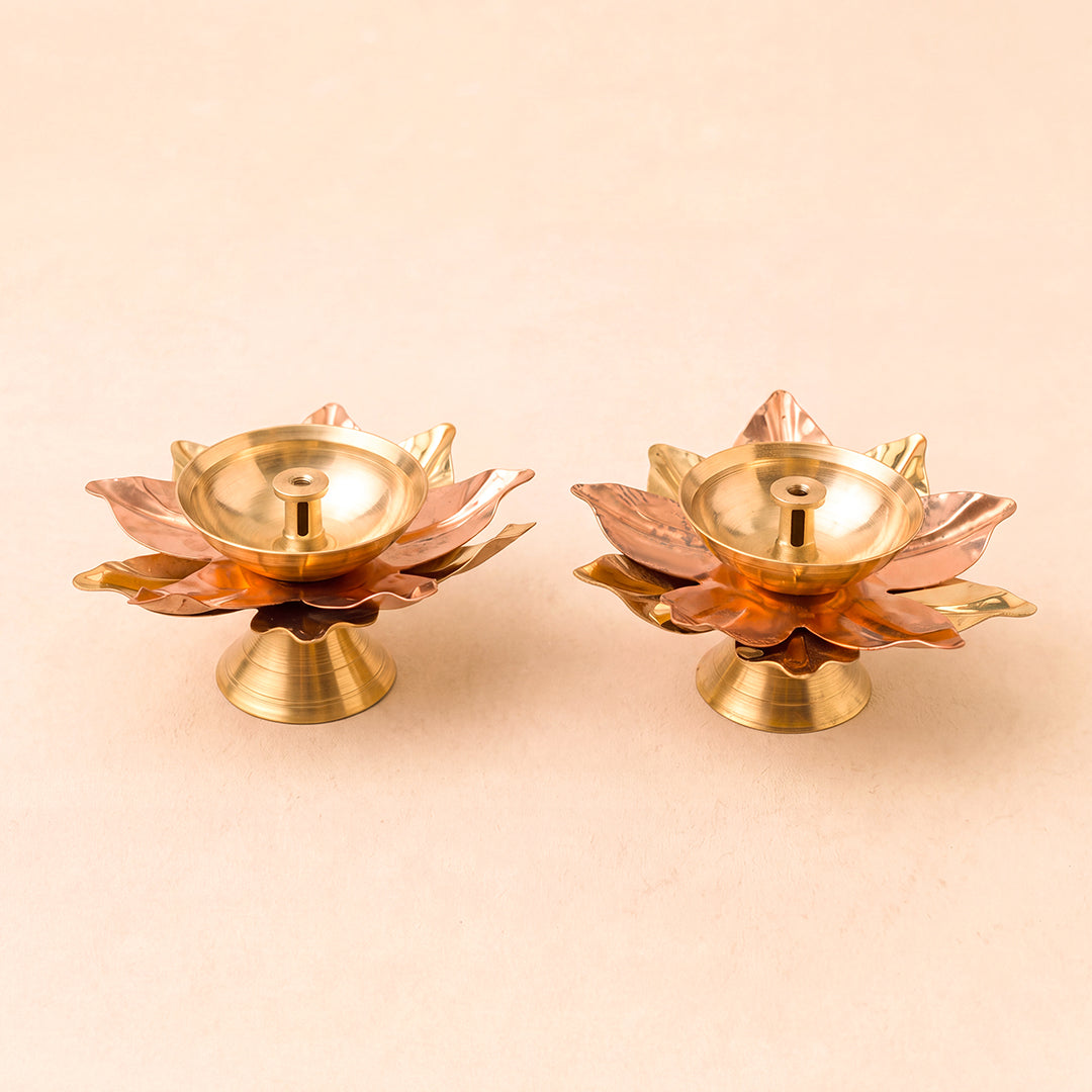 Brass Diya Lotus Petal