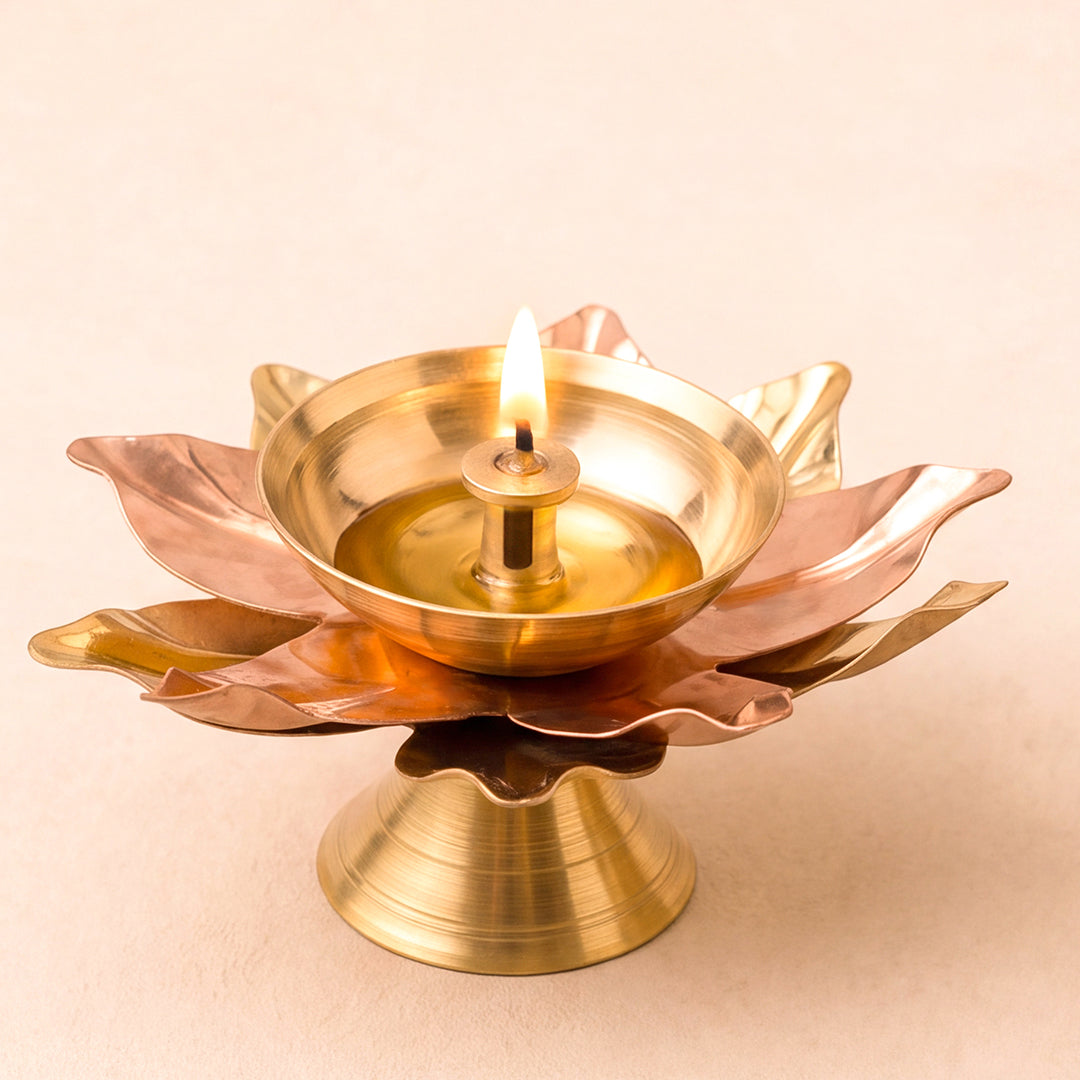 Brass Diya Lotus Petal