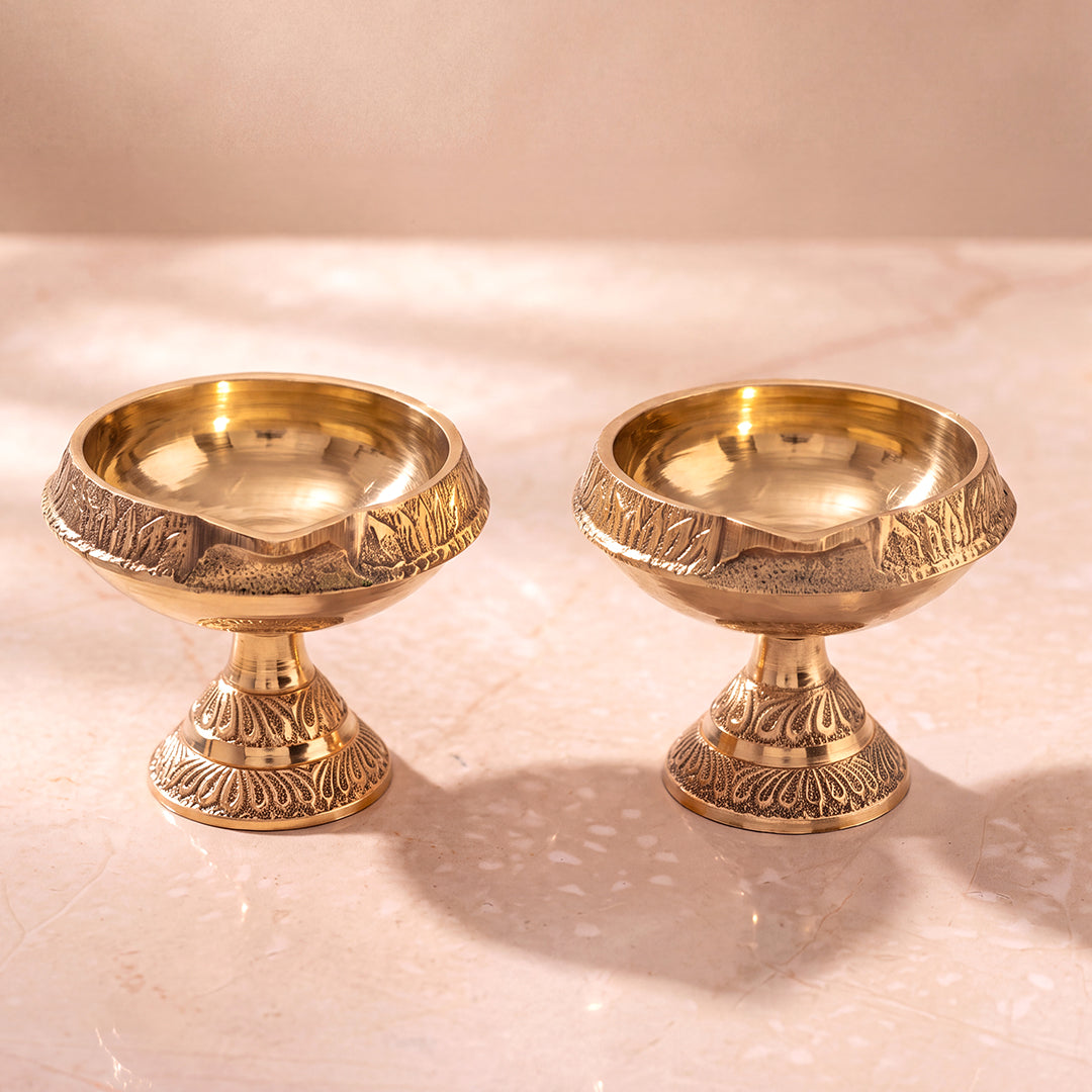 Brass Diya Prosperity Glow