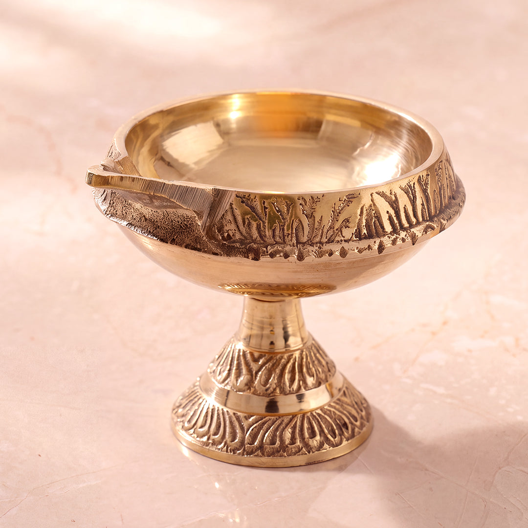 Brass Diya Prosperity Glow