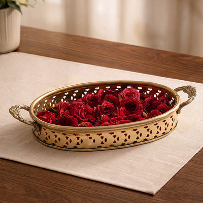 Brass Tray Serving Regal