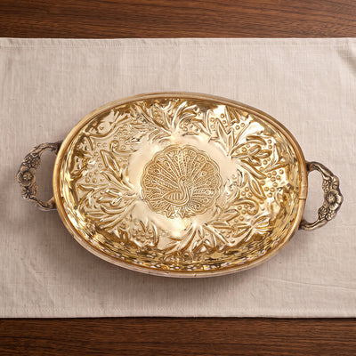 Brass Tray Serving Regal
