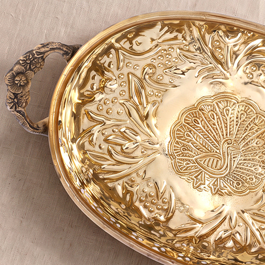 Brass Tray Serving Regal