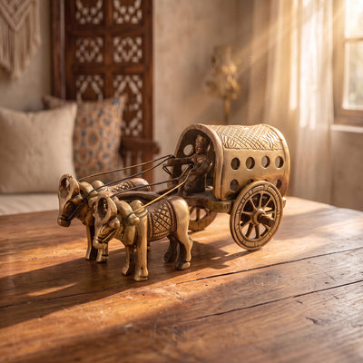 Brass Decor Canopy Cart
