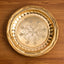 Brass Plate Floral Medallion