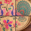 Brass Tray Peacock Motif