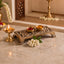 Brass Chowki Rectangular Floral