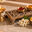 Brass Chowki Rectangular Floral