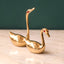 Brass Statue Swan Elegance