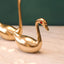 Brass Statue Swan Elegance