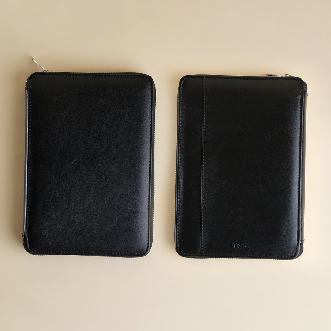 Premium Leatherette Zipped Organizer