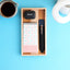 Luca wooden Desk Organizer