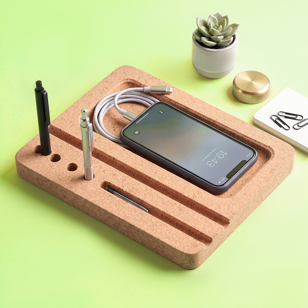 Pisa Cork Desk Organizer