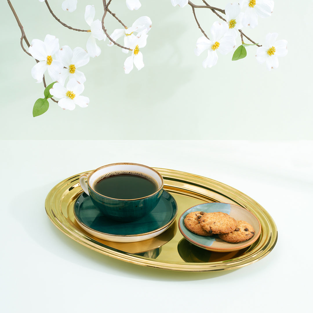 Ceramic Cup and Saucer Set