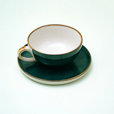 Ceramic Cup and Saucer Set