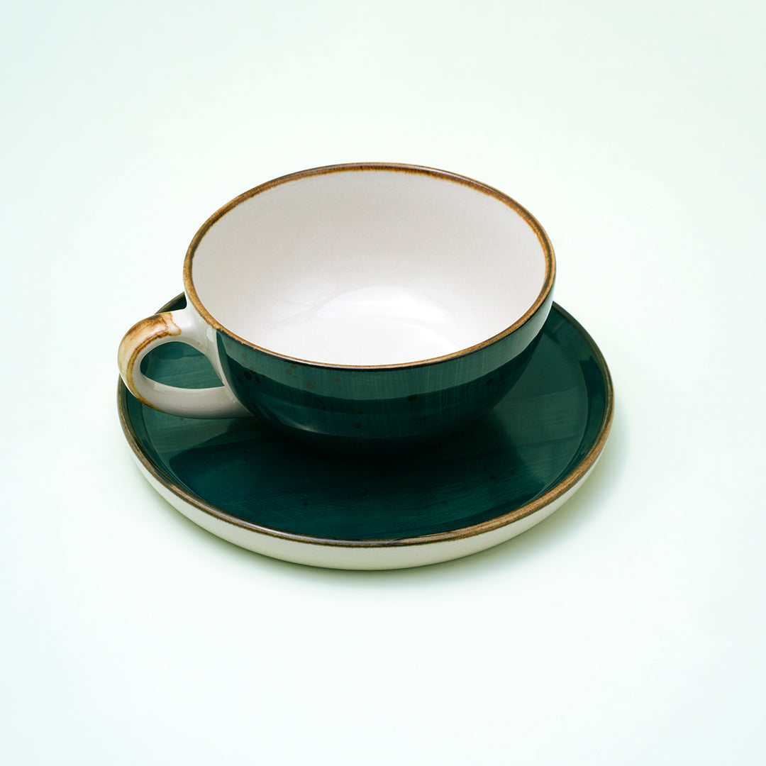 Ceramic Cup and Saucer Set