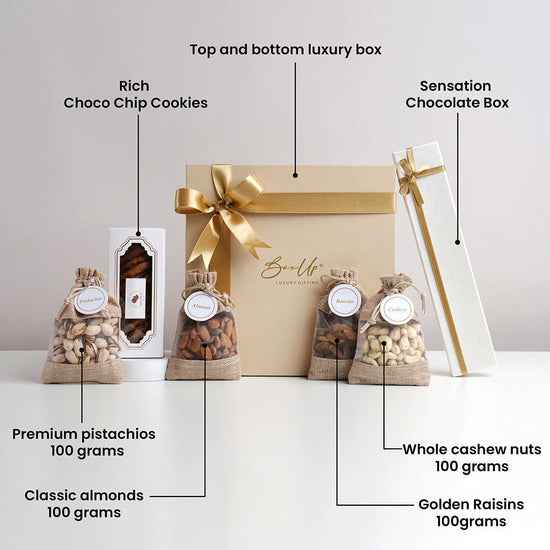 Scrumptious Munch Box - BoxUp Luxury Gifting 