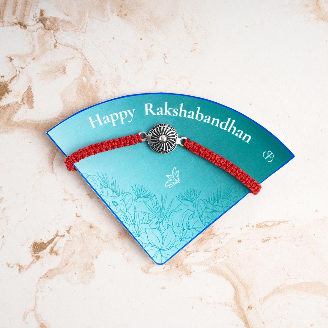 Silver Rakhi for Brother