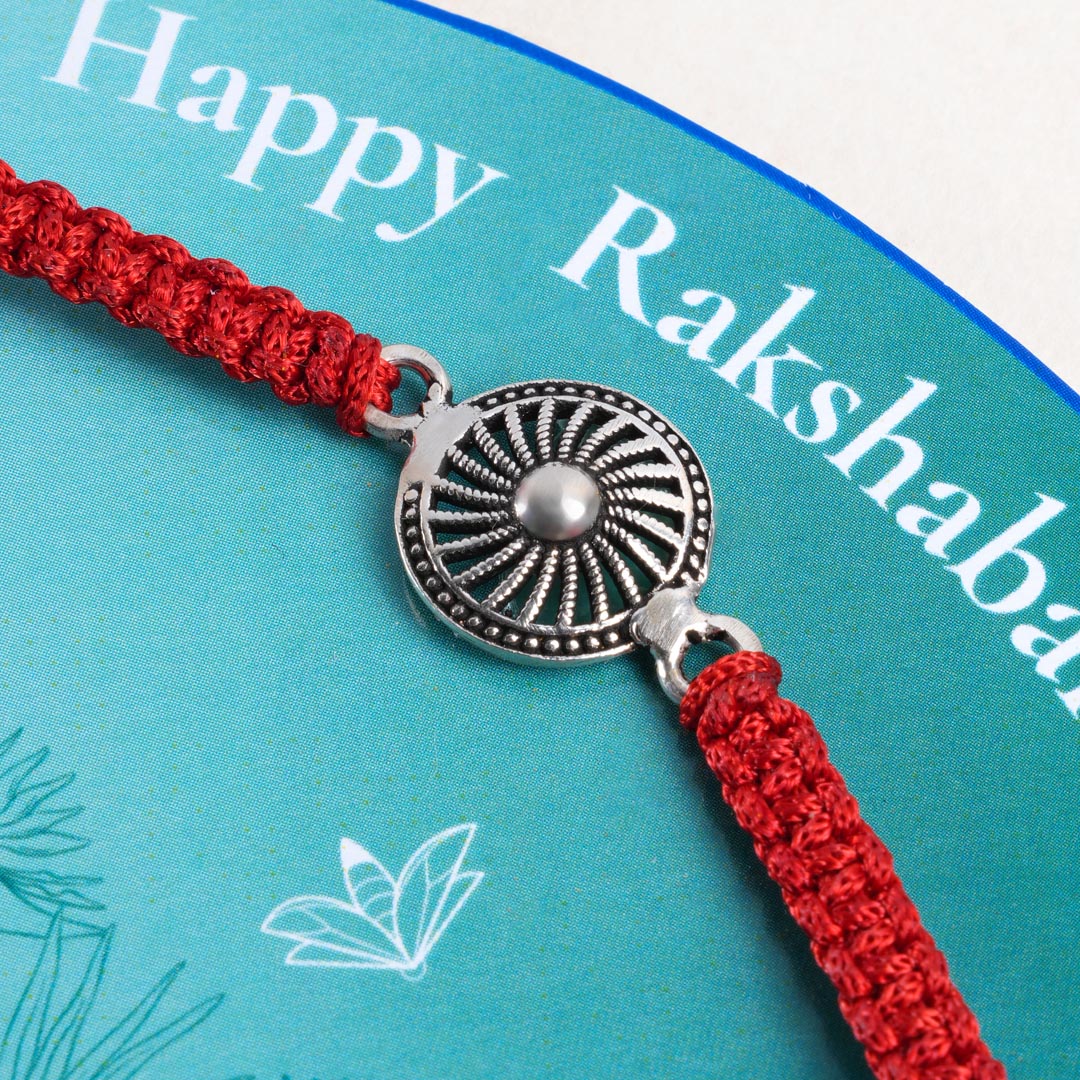 Silver Rakhi for Brother