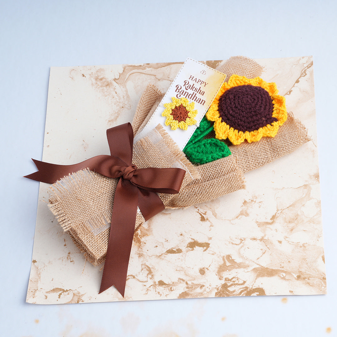 The Sunshine Raksha Bandhan bouquet