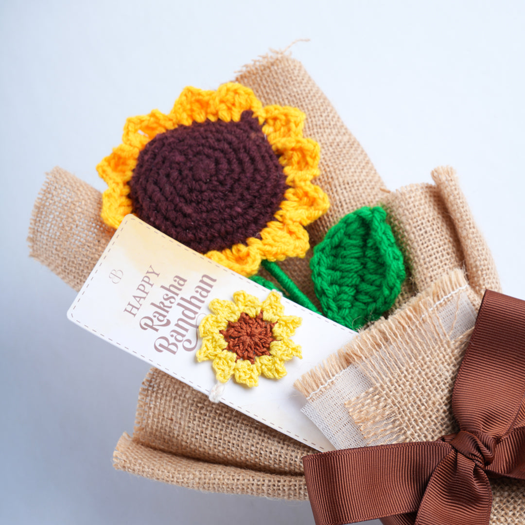The Sunshine Raksha Bandhan bouquet