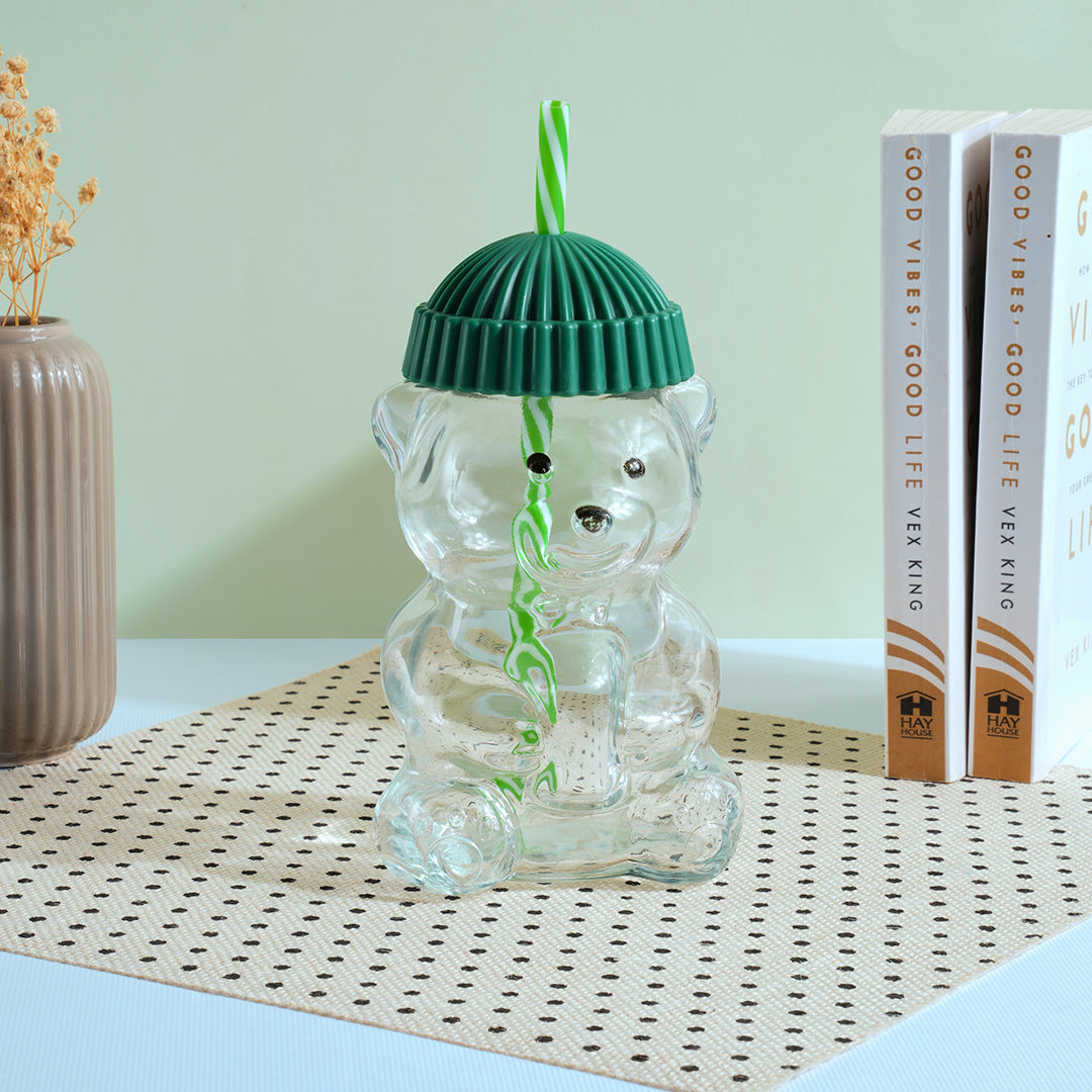 Teddy Glass Sipper